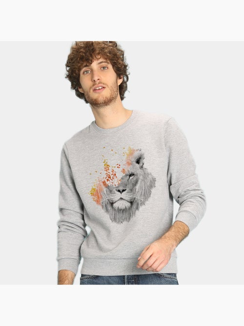 Felpa Uomo - IF I ROAR - Kiabi