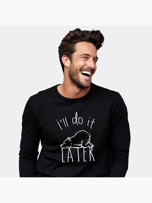 Felpa Uomo - I'LL DO IT LATER - Kiabi