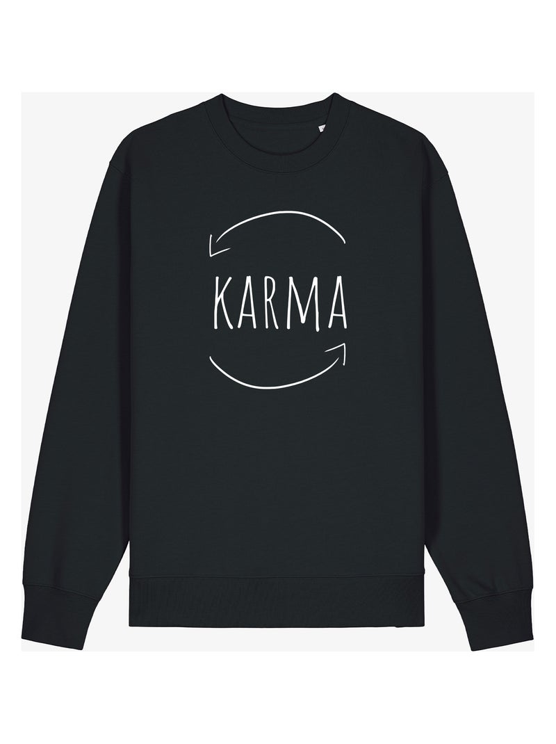 Felpa Uomo - KARMA Nero - Kiabi