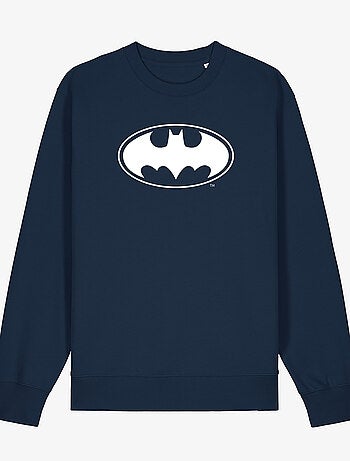 Felpa Uomo - LOGO BATMAN WHITE