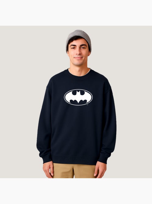 Felpa Uomo - LOGO BATMAN WHITE - Kiabi