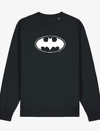 Felpa Uomo - LOGO BATMAN WHITE