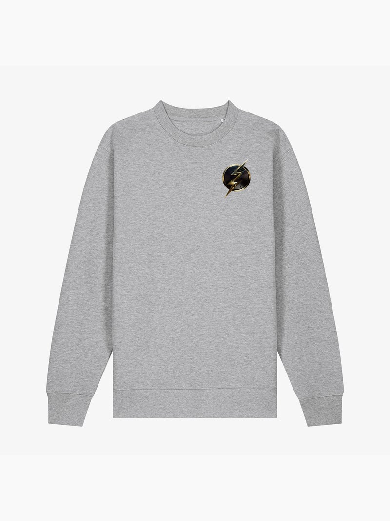 Felpa Uomo - LOGO CŒUR FLASH Grigio melangiato - Kiabi