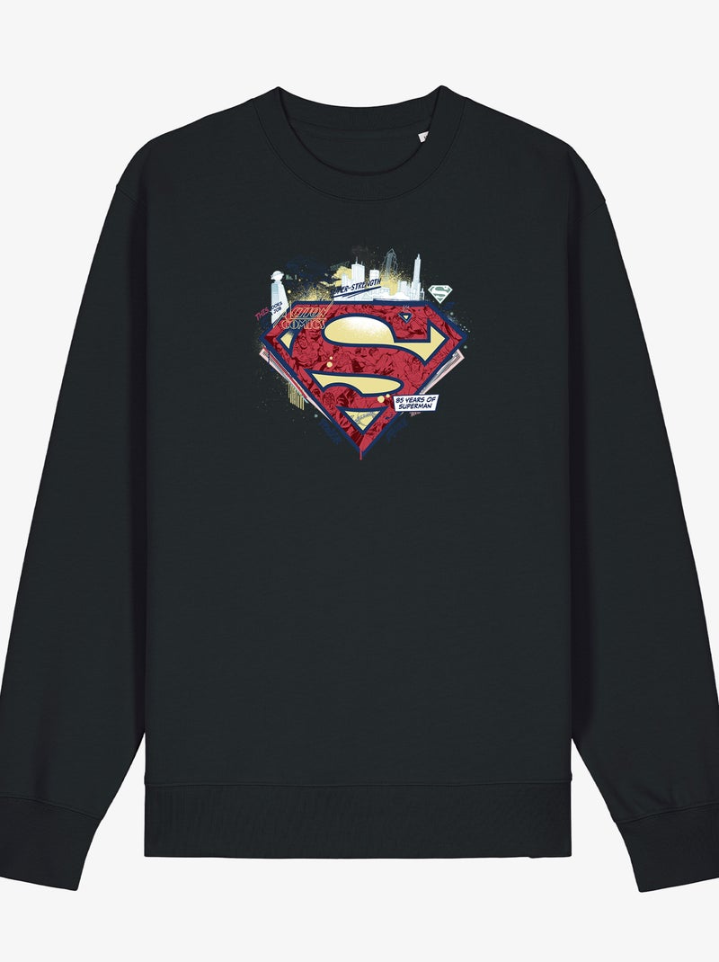 Felpa Uomo - LOGO SUPERMAN 1 Nero - Kiabi