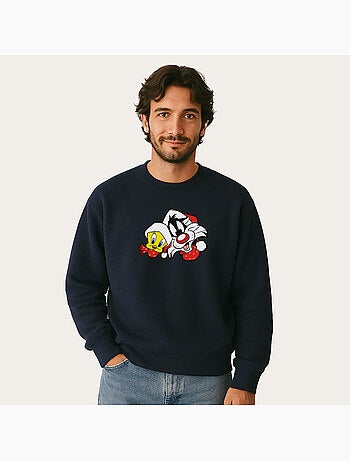Felpa Uomo - LOONEY TUNES SYLVESTER AND TWEETY