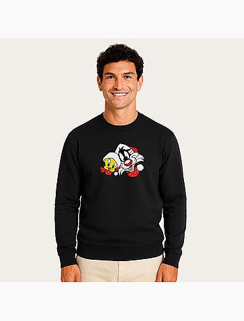 Felpa Uomo - LOONEY TUNES SYLVESTER AND TWEETY