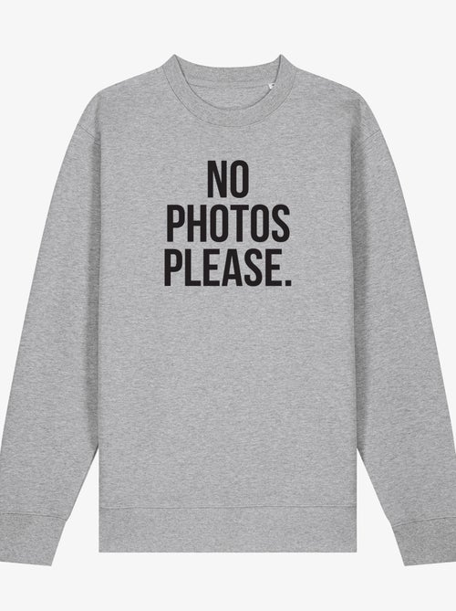 Felpa Uomo - NO PHOTOS PLEASE - Kiabi