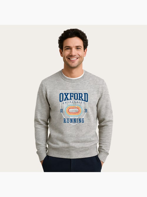 Felpa Uomo - OXFORD UNIVERSITE RUNNING - Kiabi