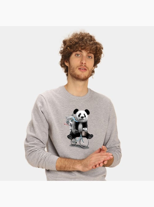 Felpa Uomo - PANDA BICYCLE - Kiabi