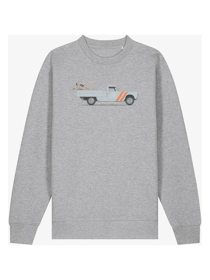 Felpa Uomo - PICKUP Grigio melangiato - Kiabi