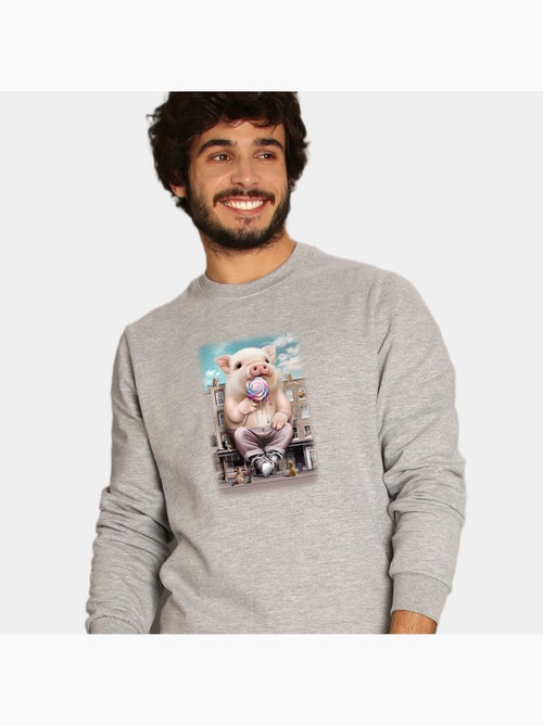 Felpa Uomo - PIG ATTACK - Kiabi