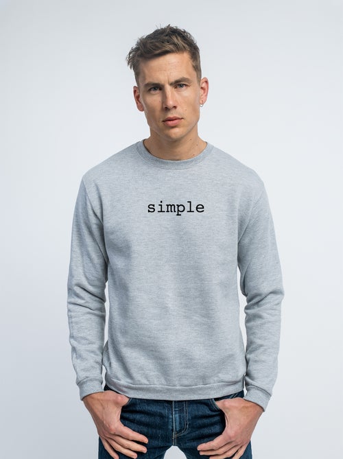 Felpa Uomo - SIMPLE - Kiabi