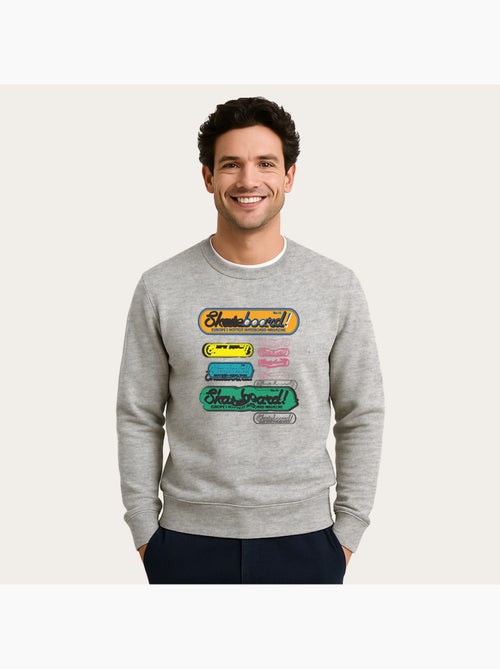 Felpa Uomo - SKATEBOARD! MAGAZINE MORE STATIC - Kiabi