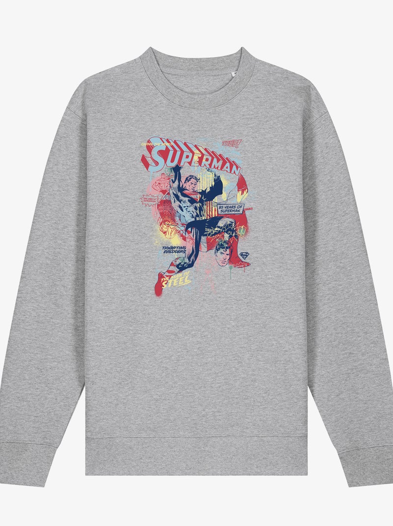 Felpa Uomo - SUPERMAN 2 Grigio melangiato - Kiabi