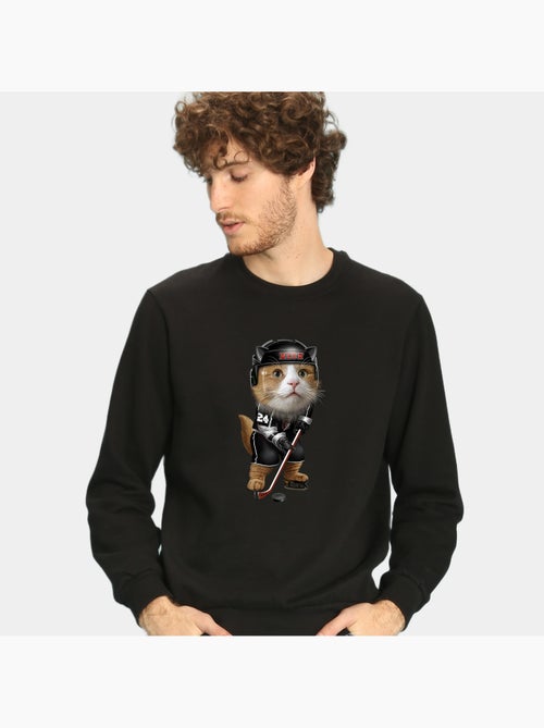 Felpa Uomo - TEAM HOCKEY CAT - Kiabi