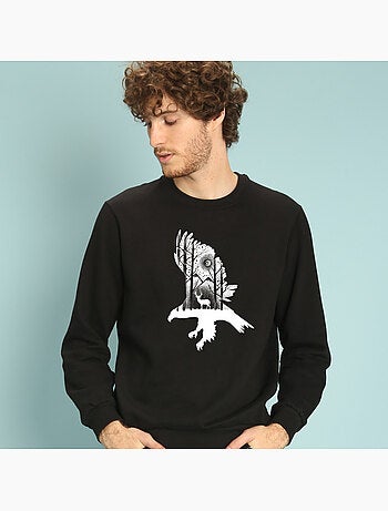 Felpa Uomo - THE EAGLE AND THE DEER