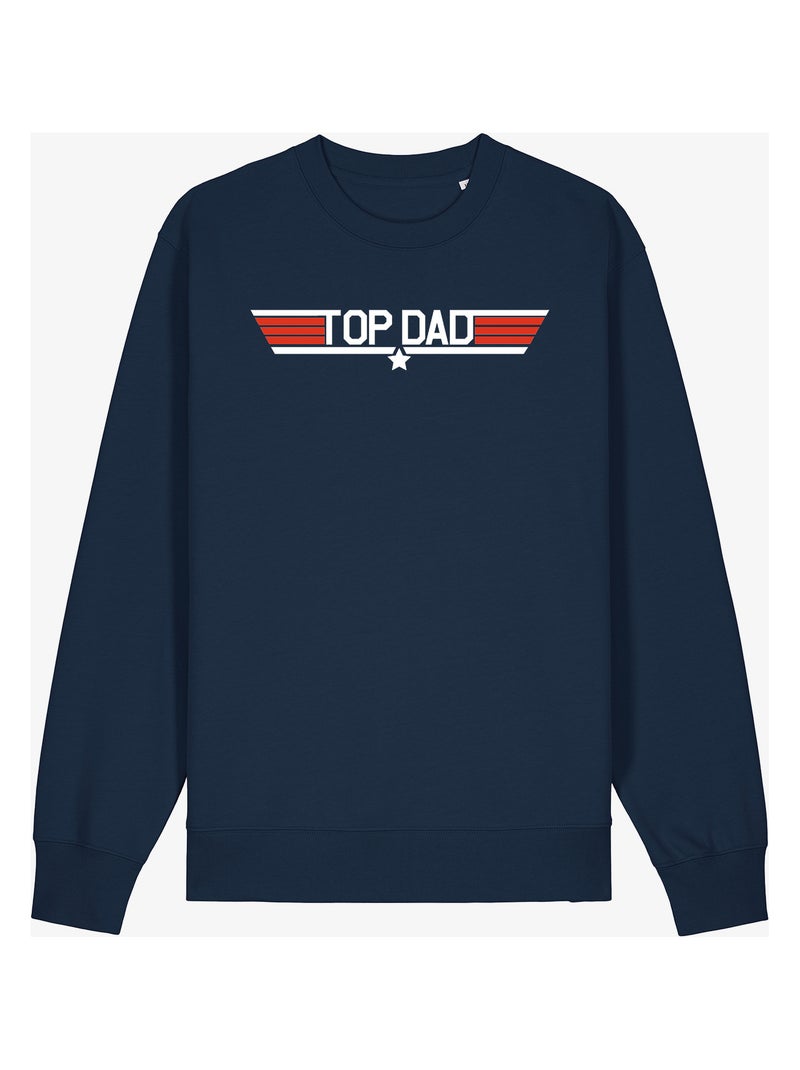 Felpa Uomo - TOP DAD Blu marino - Kiabi