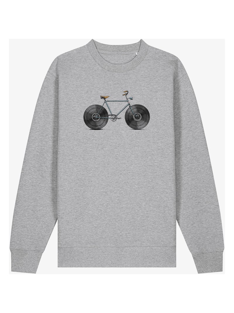 Felpa Uomo - VELOPHONE Grigio melangiato - Kiabi