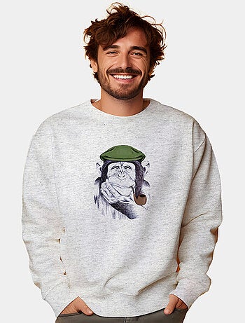 Felpa Uomo - WISE MR CHIMP