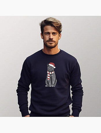 Felpa Uomo - XMAS CAT