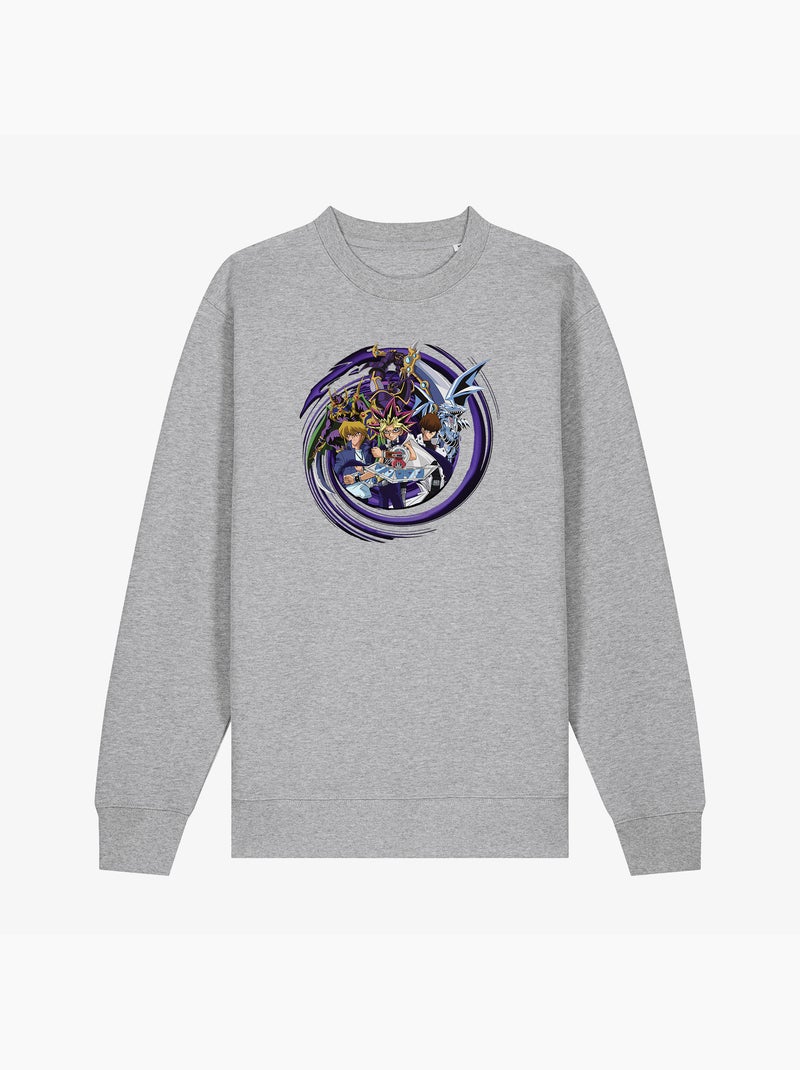 Felpa Uomo - YU GI OH 3 Grigio melangiato - Kiabi
