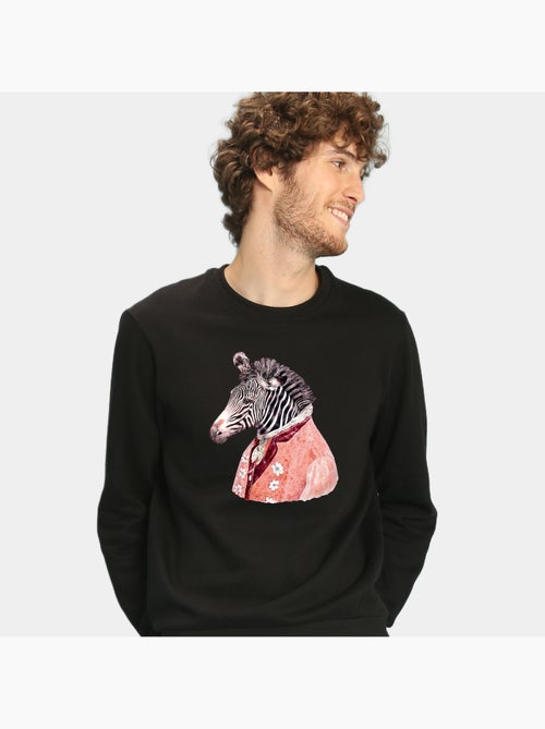 Felpa Uomo - ZEBRA CREAM - Kiabi