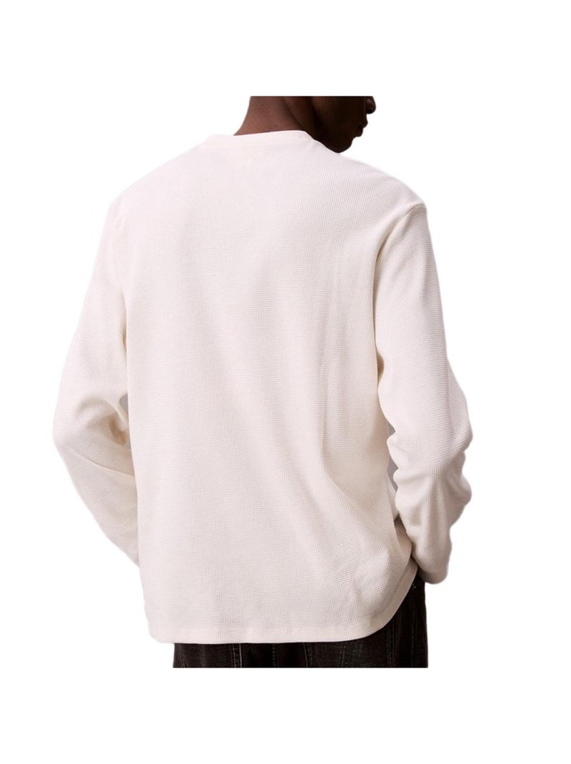 Felpa Uomo Calvin Klein Jeans Bianco - Kiabi