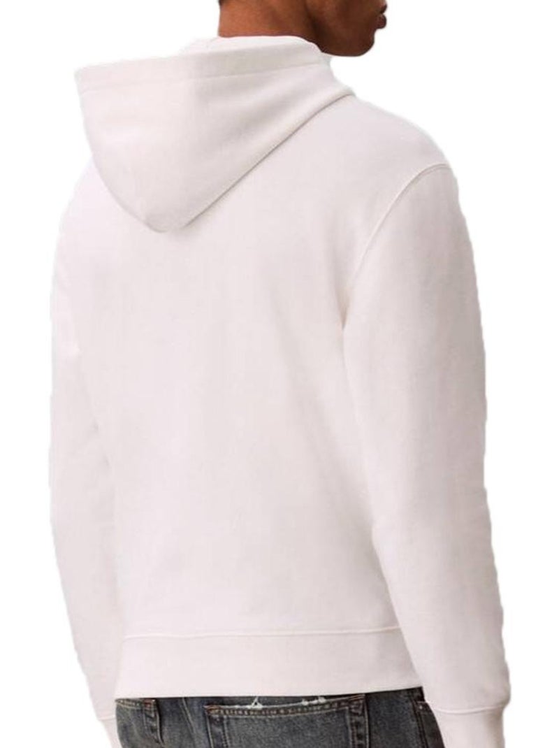 Felpa Uomo Calvin Klein Jeans Bianco - Kiabi