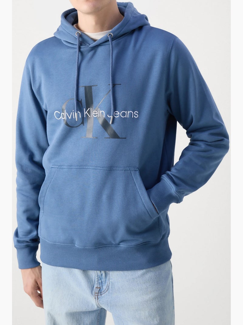 Felpa Uomo Calvin Klein Jeans Blu - Kiabi