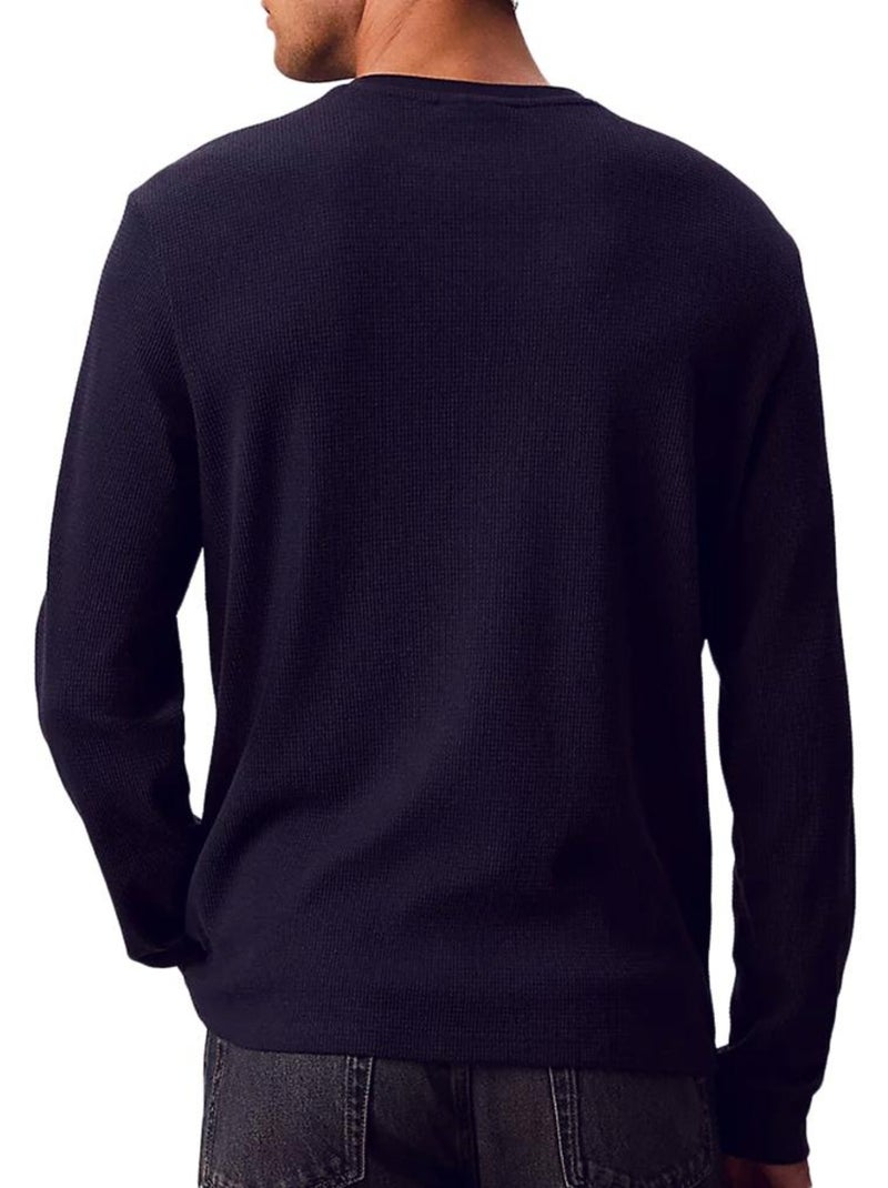 Felpa uomo calvin klein jeans Blu marino - Kiabi