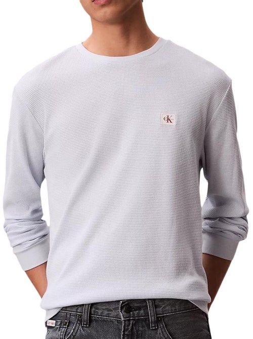 Felpa uomo calvin klein jeans con logo a rilievo - Kiabi Felpa uomo calvin klein jeans con logo a rilievo - Kiabi