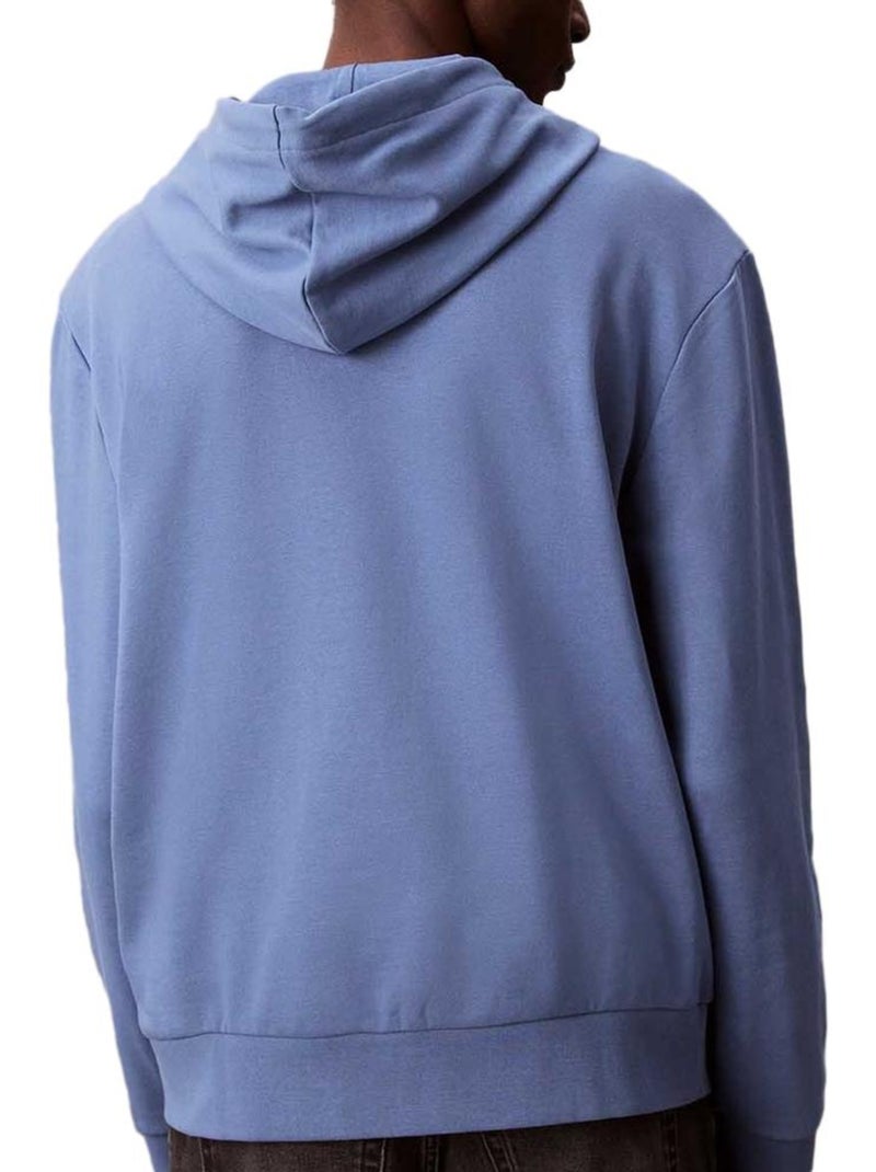 Felpa Uomo Calvin Klein Jeans con Logo Blu - Kiabi