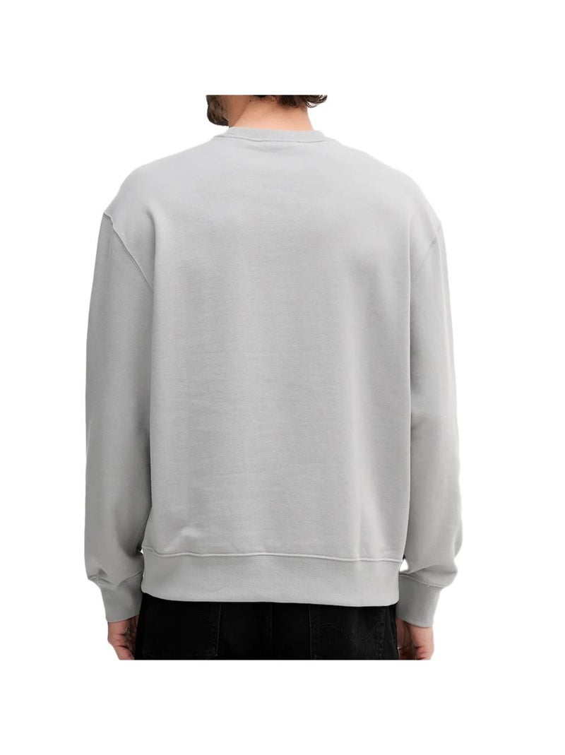 Felpa Uomo Calvin Klein Jeans con Logo in Spugna Blu - Kiabi