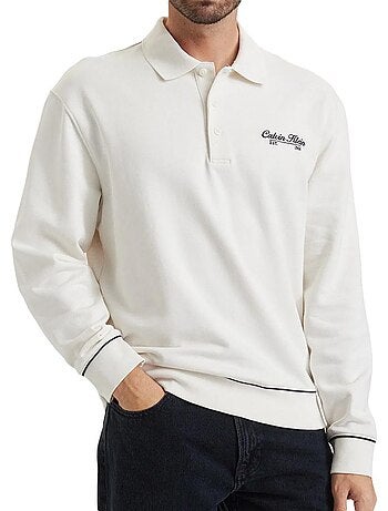 Felpa uomo calvin klein jeans in spugna