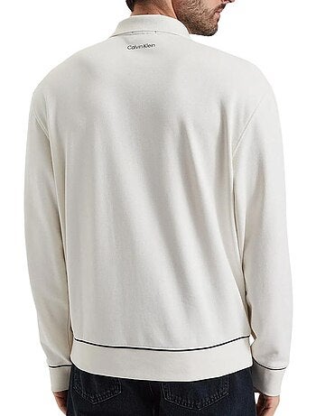 Felpa uomo calvin klein jeans in spugna