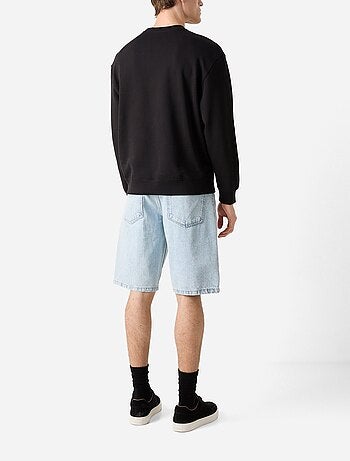 Felpa Uomo Calvin Klein Jeans in Spugna con Logo