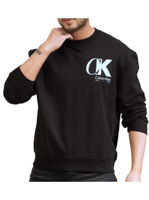 Felpa Uomo Calvin Klein Jeans in Spugna - Kiabi