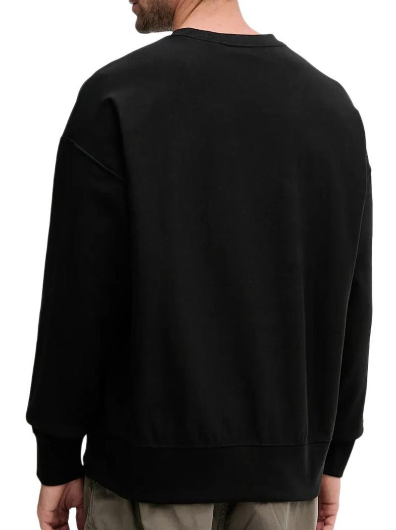 Felpa Uomo Calvin Klein Jeans Nero - Kiabi