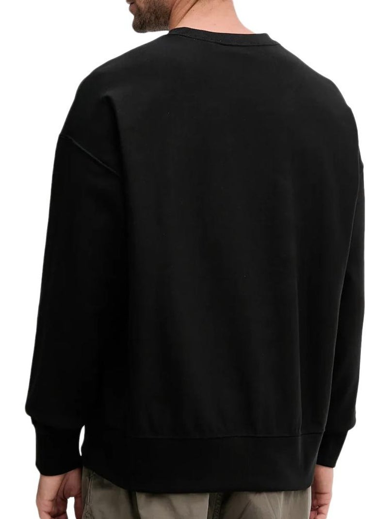 Felpa Uomo Calvin Klein Jeans Nero - Kiabi