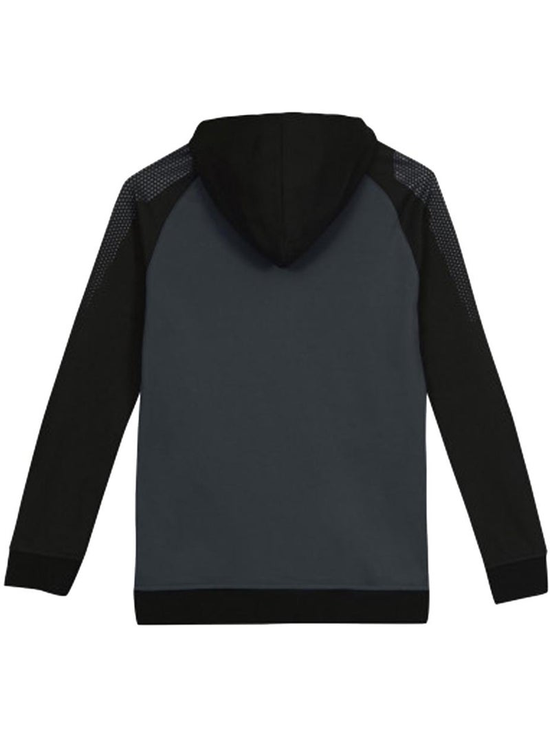 Felpa uomo con cappuccio e zip umbro Nero - Kiabi