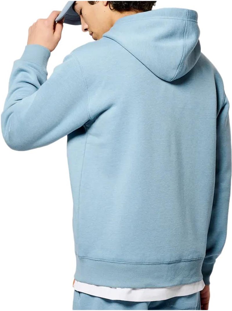 Felpa Uomo con Zip Kaporal Blu - Kiabi