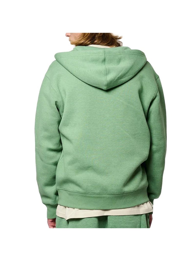 Felpa Uomo con Zip Kaporal Verde - Kiabi