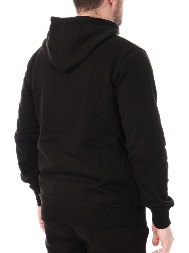 Felpa Uomo con Zip Lotto Nero - Kiabi