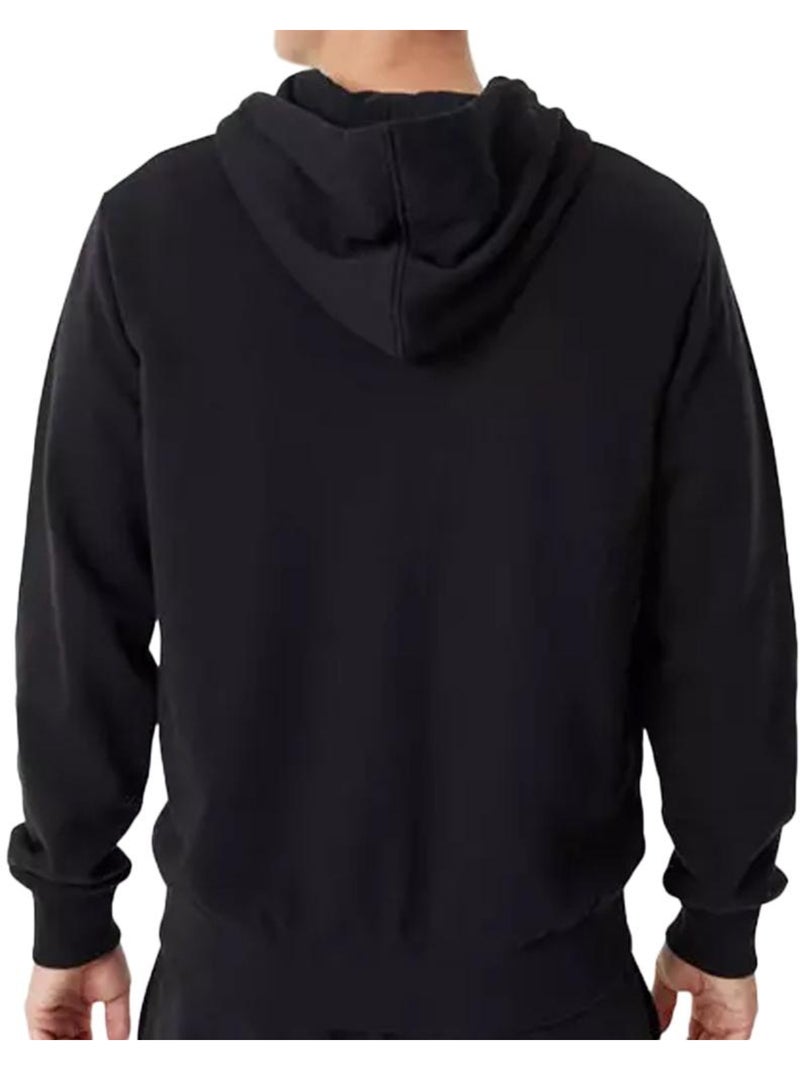 Felpa uomo con zip new era Nero - Kiabi