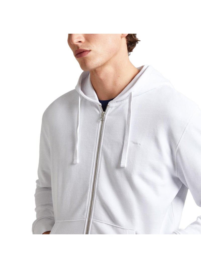 Felpa Uomo con Zip Pepe Jeans Bianco - Kiabi