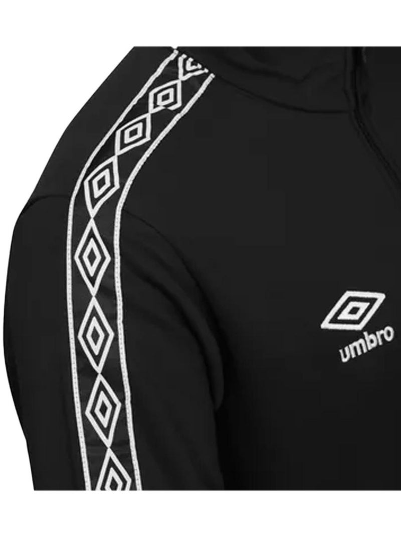 Felpa Uomo con Zip Umbro Nero - Kiabi