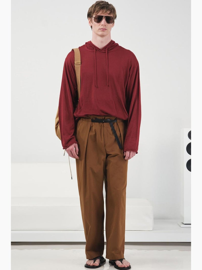 Felpa uomo giesto Rosso bordeaux - Kiabi