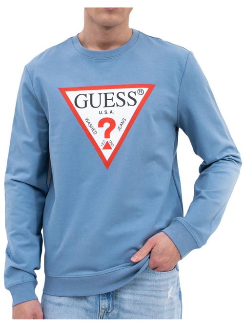 Felpa Uomo Guess con Logo Triangolare - Kiabi