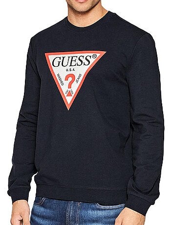 Felpa Uomo Guess con Logo Triangolare