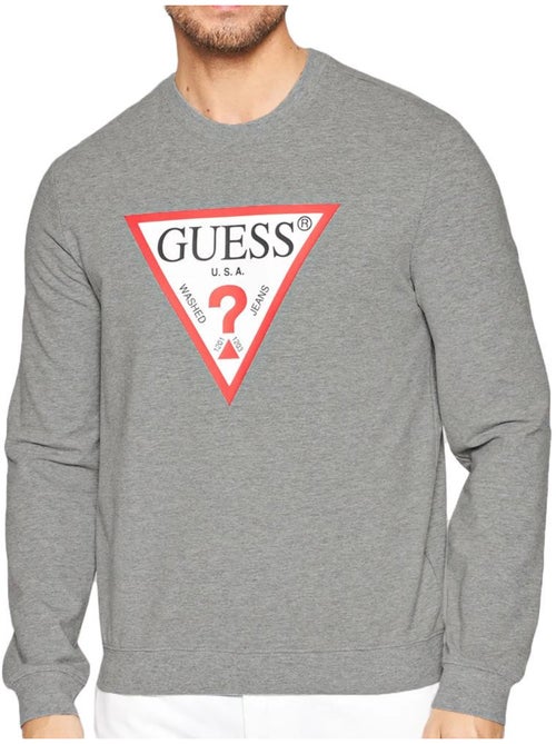 Felpa Uomo Guess con Logo Triangolo - Kiabi